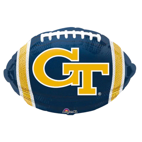 17" Anagram Georgia Tech University Football Foil Balloon | Buy 5 Or More Save 20%