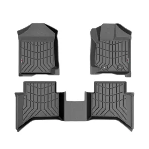 3D TPE Car Floor Mats Fit Ford Ranger Wildtrak Raptor PX PX2 2011-MY2022