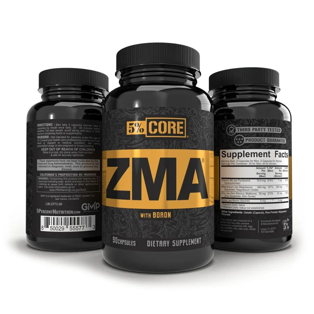 5% Nutrition ZMA 90 Capsules