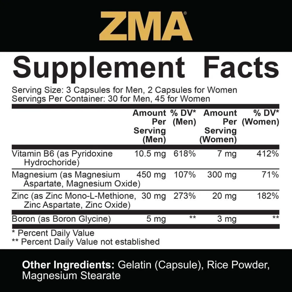 5% Nutrition ZMA 90 Capsules