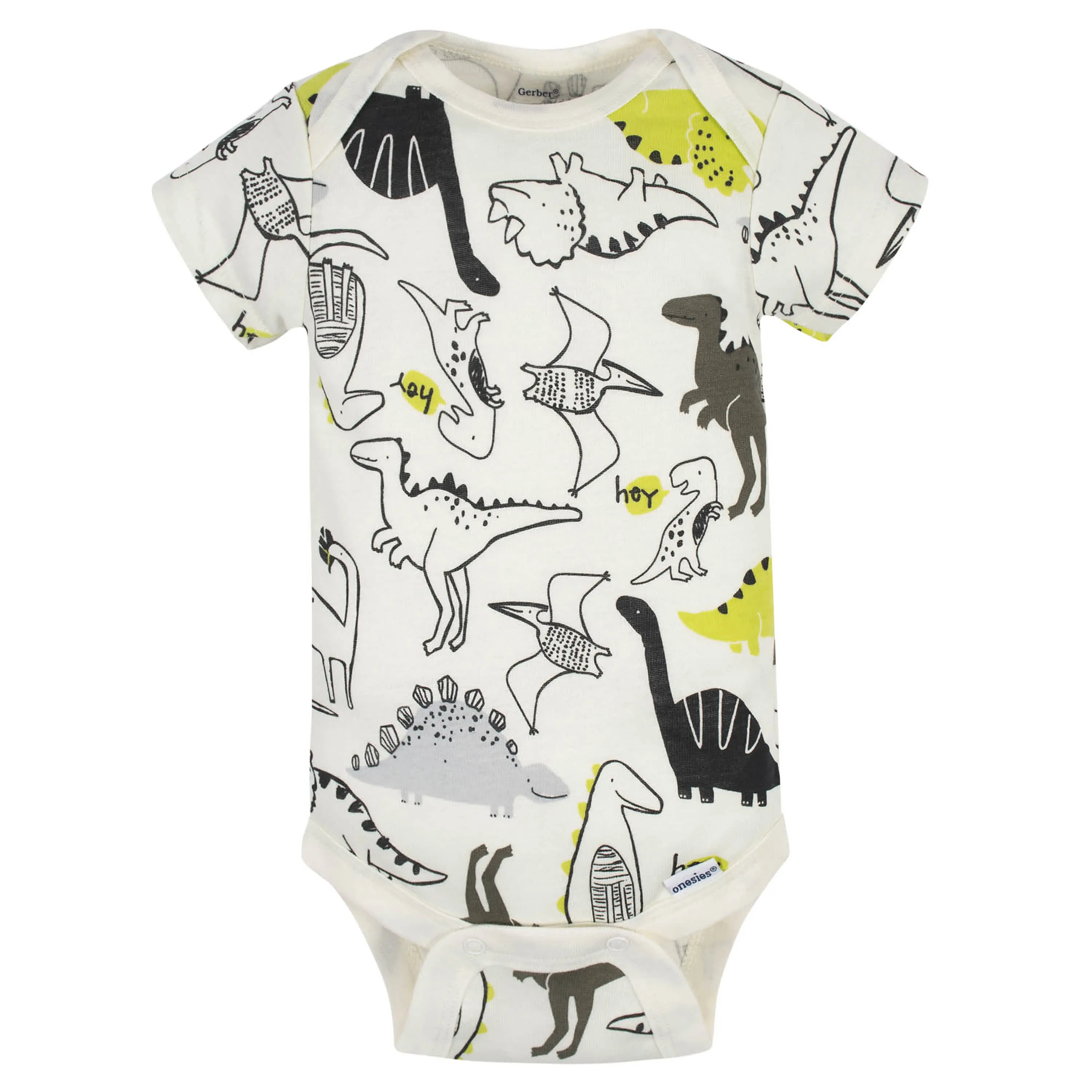 7-Piece Baby Boys Dino Onesies® Bodysuits, Caps, & Shoes Set