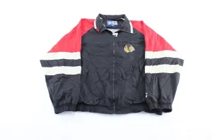 90's Chicago Blacks Embroidered Starter Zip Up Jacket