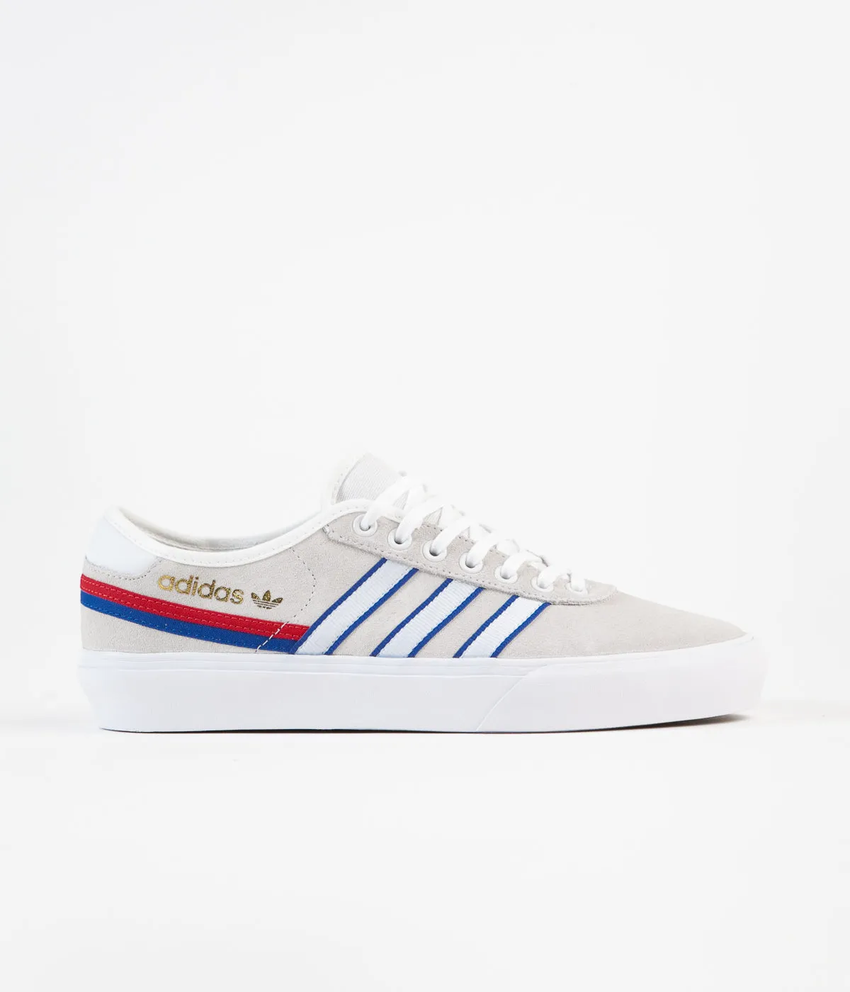 Adidas Delpala Shoes - Crystal White / White / Royal Blue