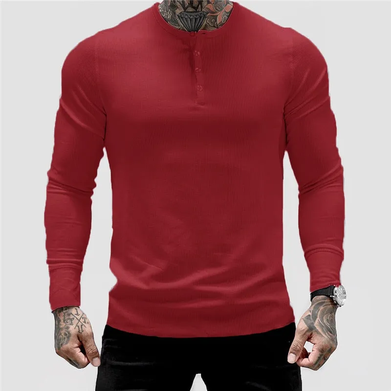 Aidase  Mens Summer gyms Workout Fitness T-shirt Bodybuilding Slim Shirts printed O-neck Long sleeves cotton Tee Tops clothing