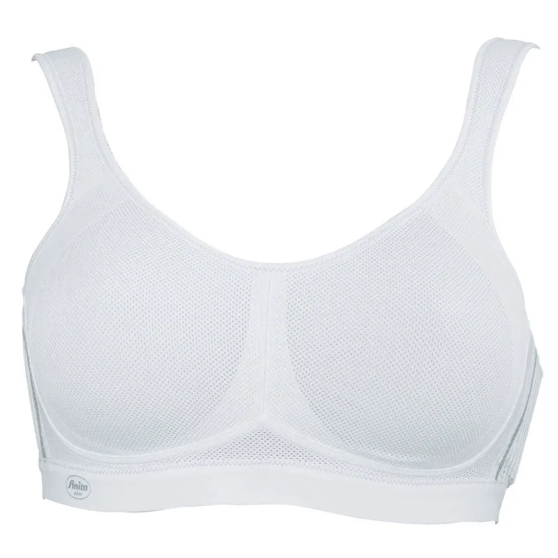 Air Control White Sports Bra Non-Wired - Anita Active