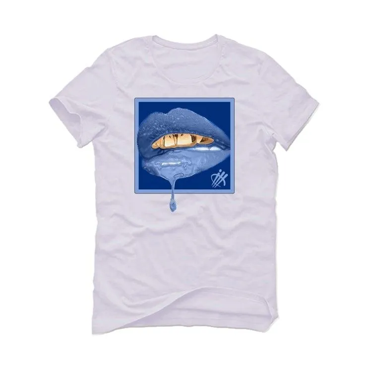 Air Jordan 5 “Stealth 2.0” Hyper Royal White T-Shirt (lipstick)