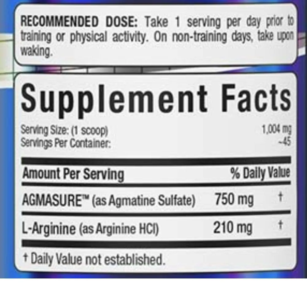 Allmax Nutrition Agmatine   Arginine 45 Grams