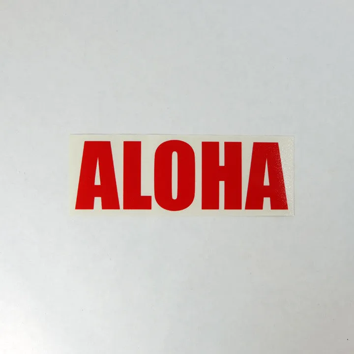 Aloha Impact Diecut Sticker