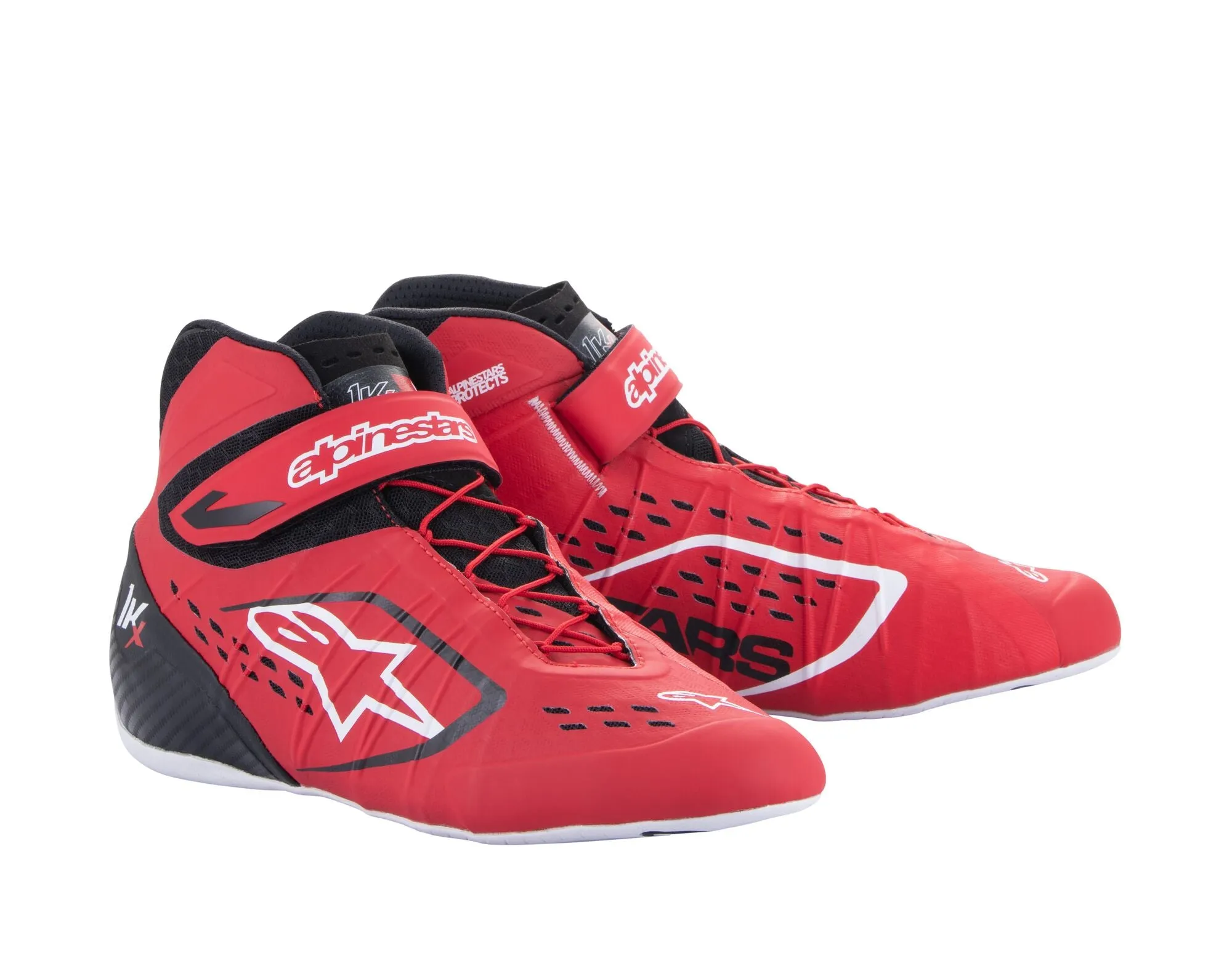 ALPINESTARS 2712123_312_11,5 Karting shoes TECH-1 KX V2, red/black/white, Size 45