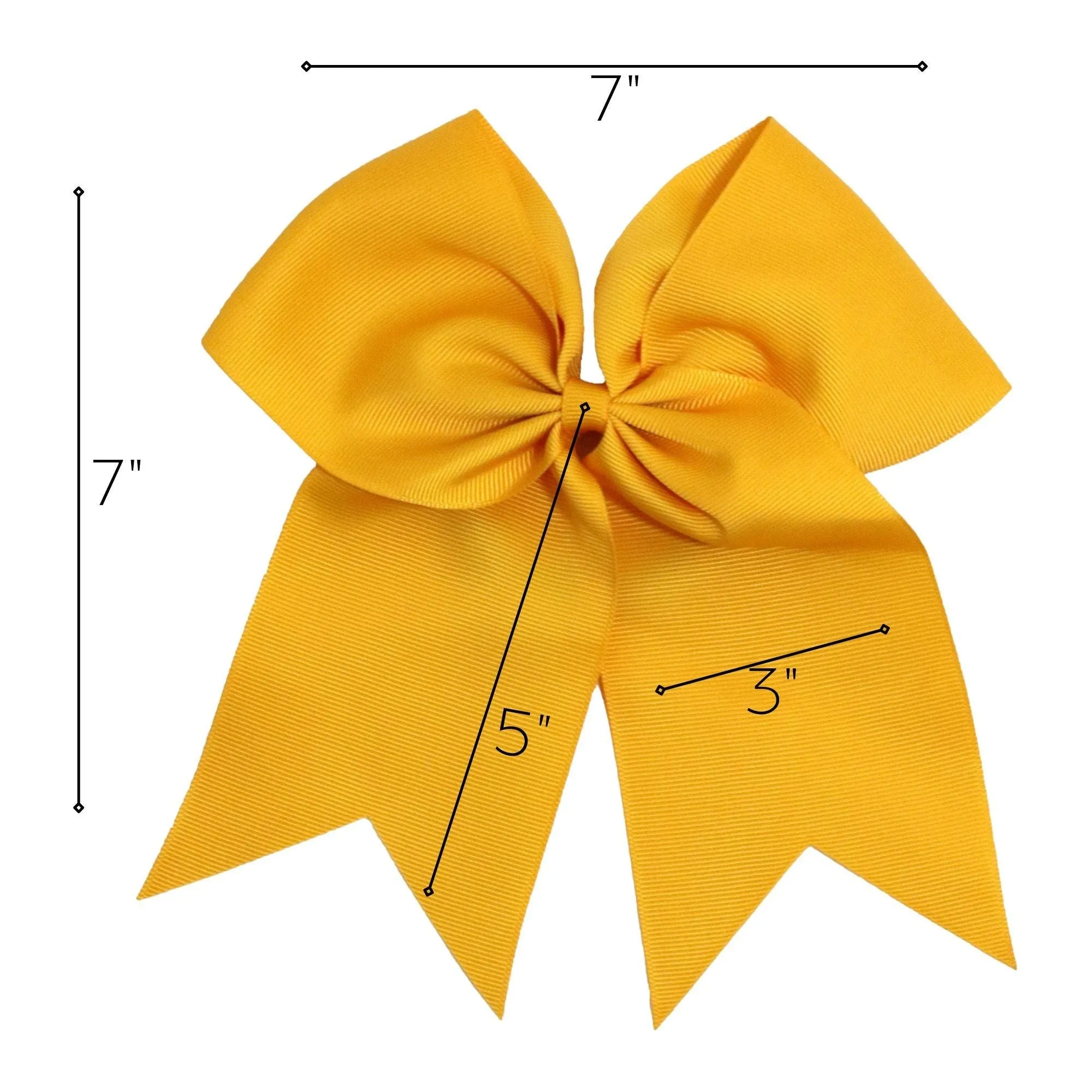 Athletic Gold Cheer Bow