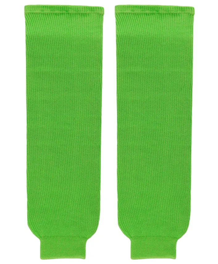 Athletic Knit (AK) HS630-031 Lime Green Knit Ice Hockey Socks