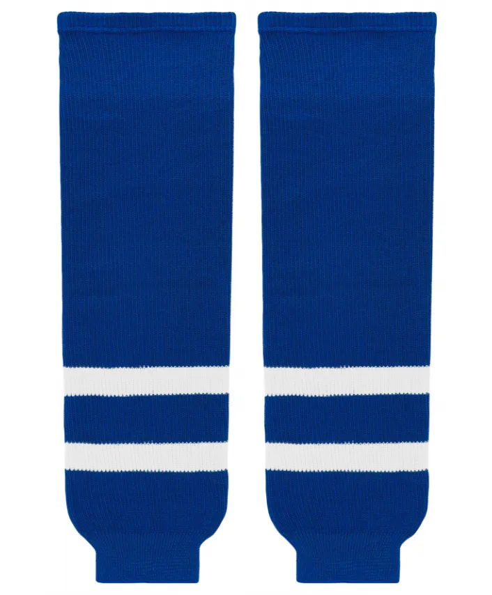 Athletic Knit (AK) HS630-204 Toronto Marlies Royal Blue Knit Ice Hockey Socks