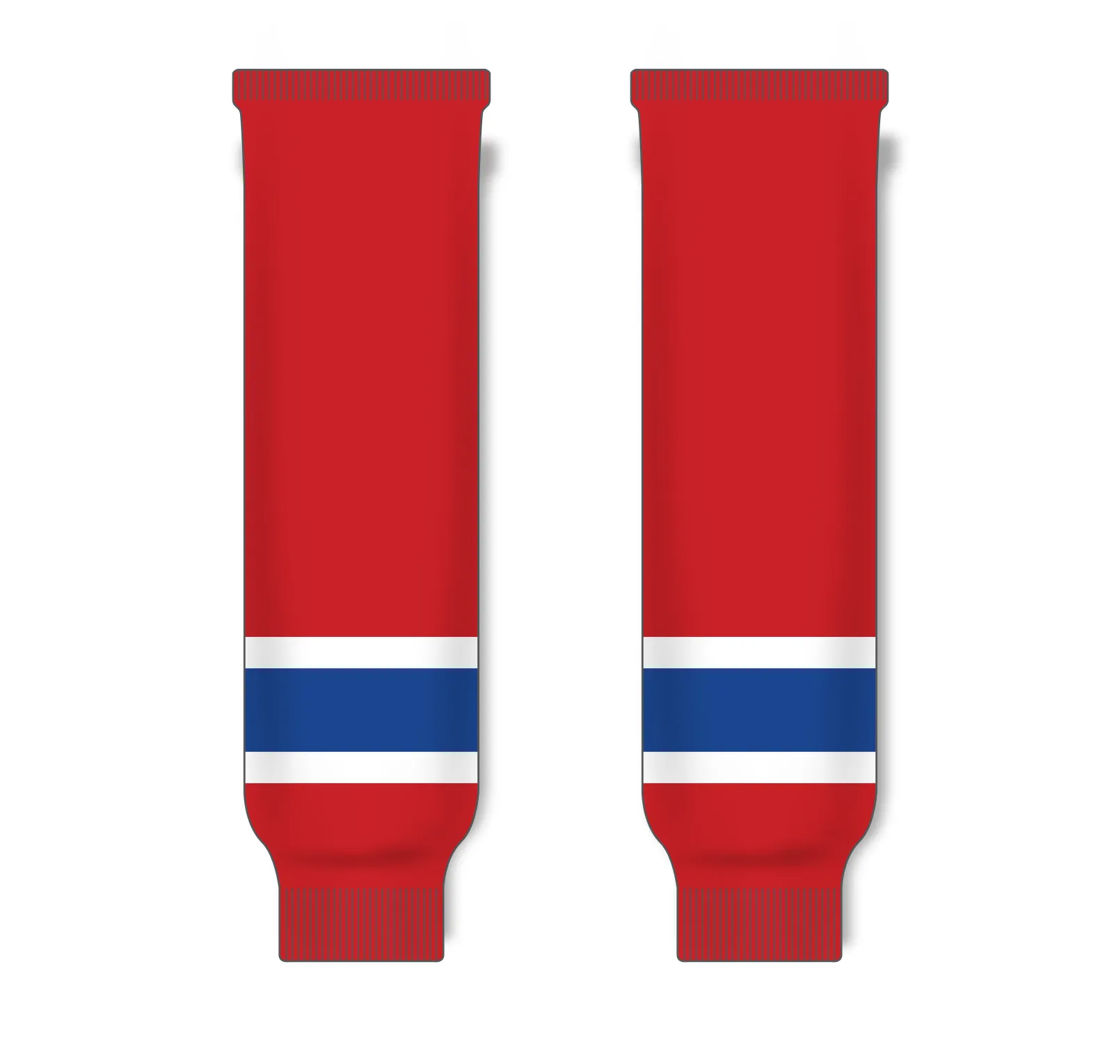 Athletic Knit (AK) HS630-308 Montreal Canadiens Red Knit Ice Hockey Socks