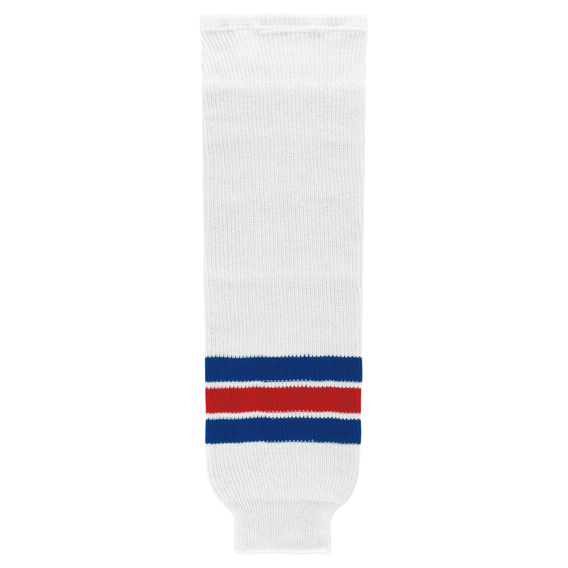 Athletic Knit (AK) HS630-313 Kitchener Rangers White Knit Ice Hockey Socks