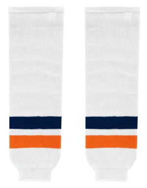 Athletic Knit (AK) HS630-511 New York Islanders White Knit Ice Hockey Socks