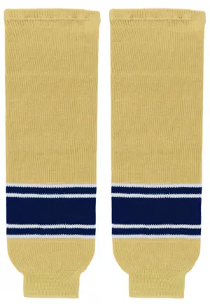 Athletic Knit (AK) HS630-522 University of Notre Dame Fighting Irish Vegas Gold Knit Ice Hockey Socks