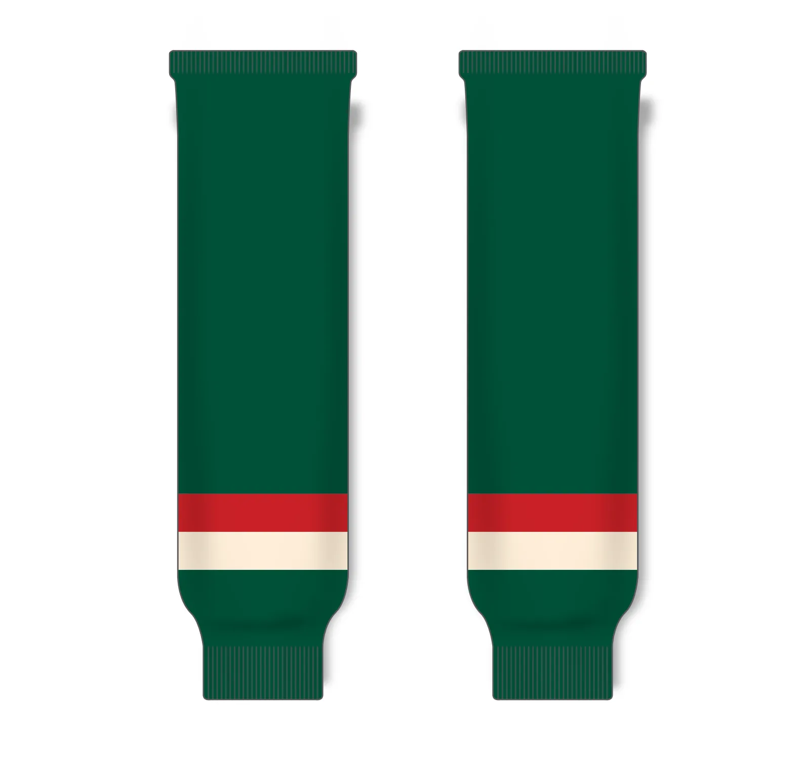 Athletic Knit (AK) HS630-588 2016 Minnesota Wild Stadium Series Dark Green Knit Ice Hockey Socks