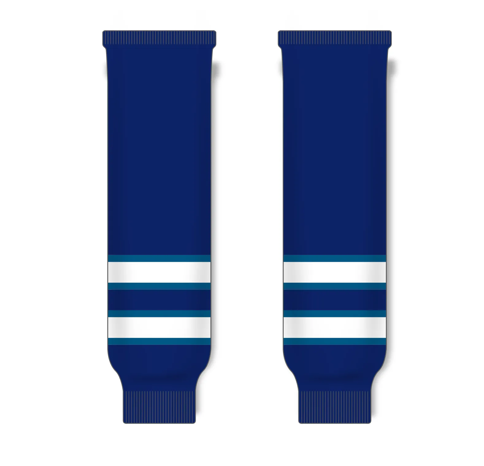 Athletic Knit (AK) HS630-595 Manitoba Moose Navy Knit Ice Hockey Socks