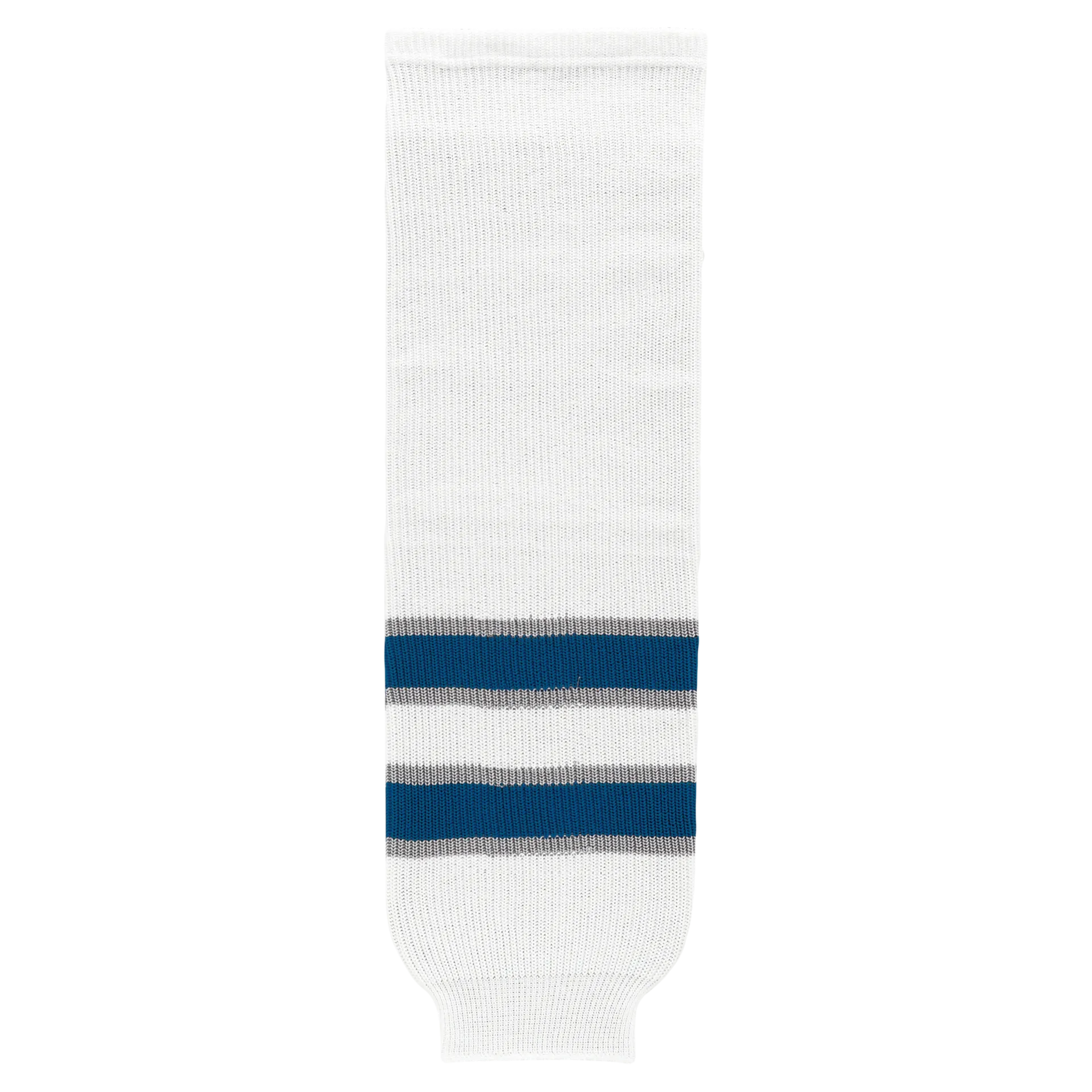 Athletic Knit (AK) HS630-596 Manitoba Moose White Knit Ice Hockey Socks