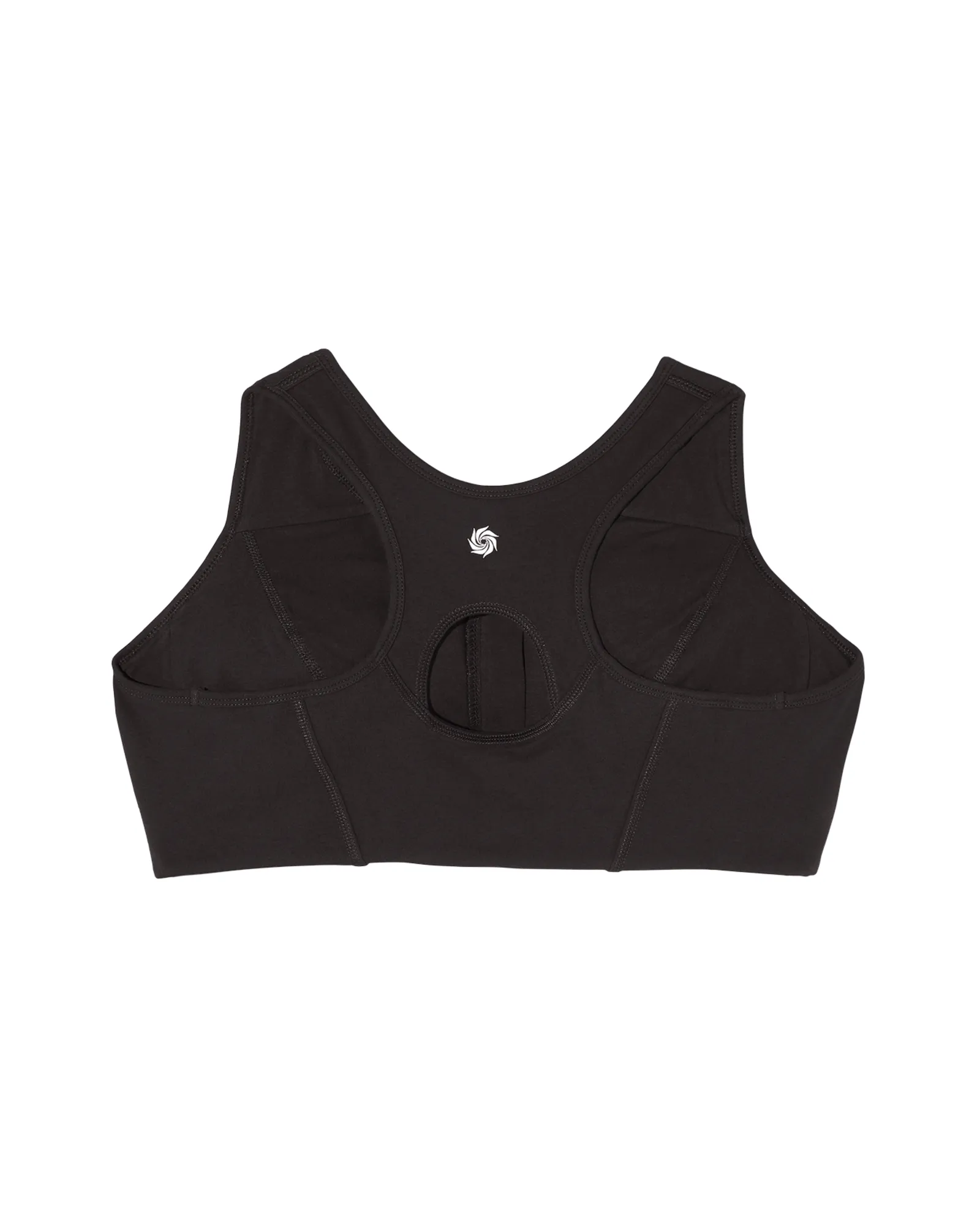 Baltic Zip Front Sports Bra | Black