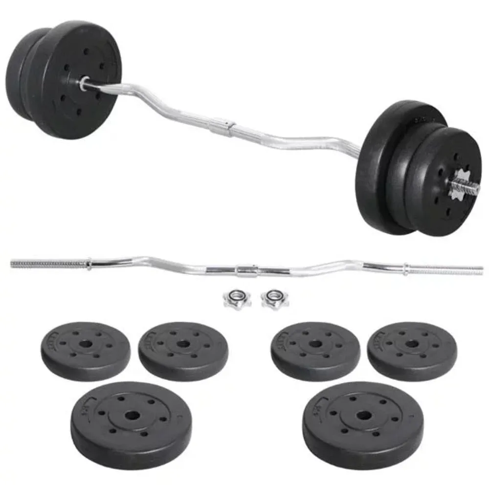 Barbell Dumbbell Weight Set Lifting Exercise Workout