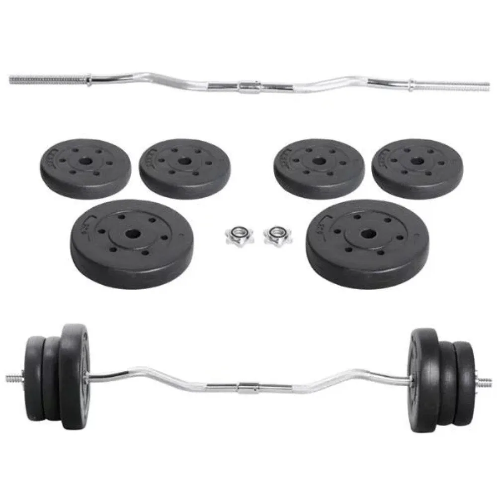 Barbell Dumbbell Weight Set Lifting Exercise Workout