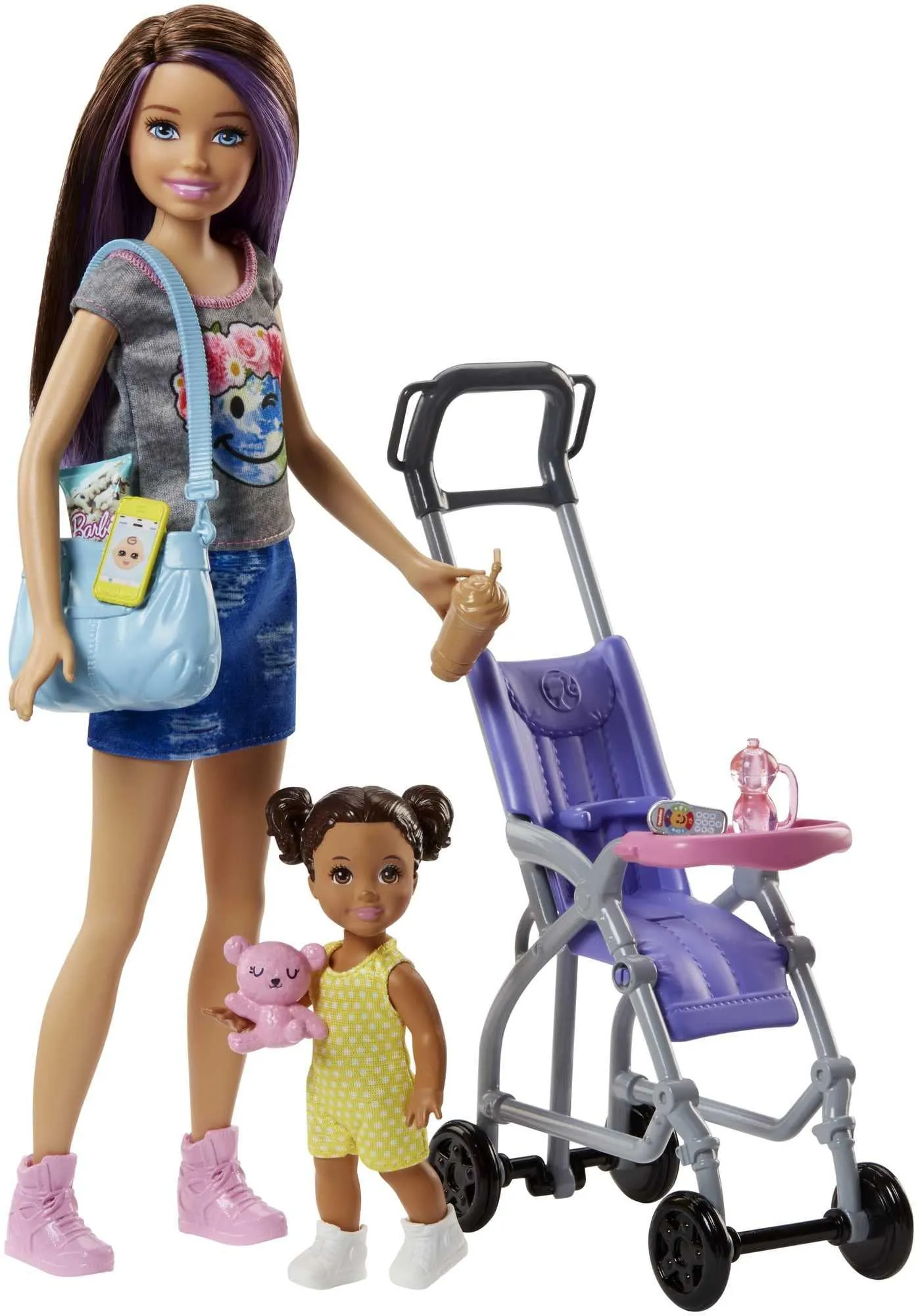 Barbie Babysitting Playset with Skipper Doll, Baby Doll