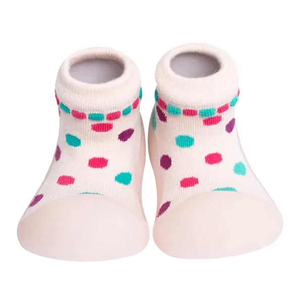 BigToes First Walker Shoes - Chameleon - Original Polka Pink