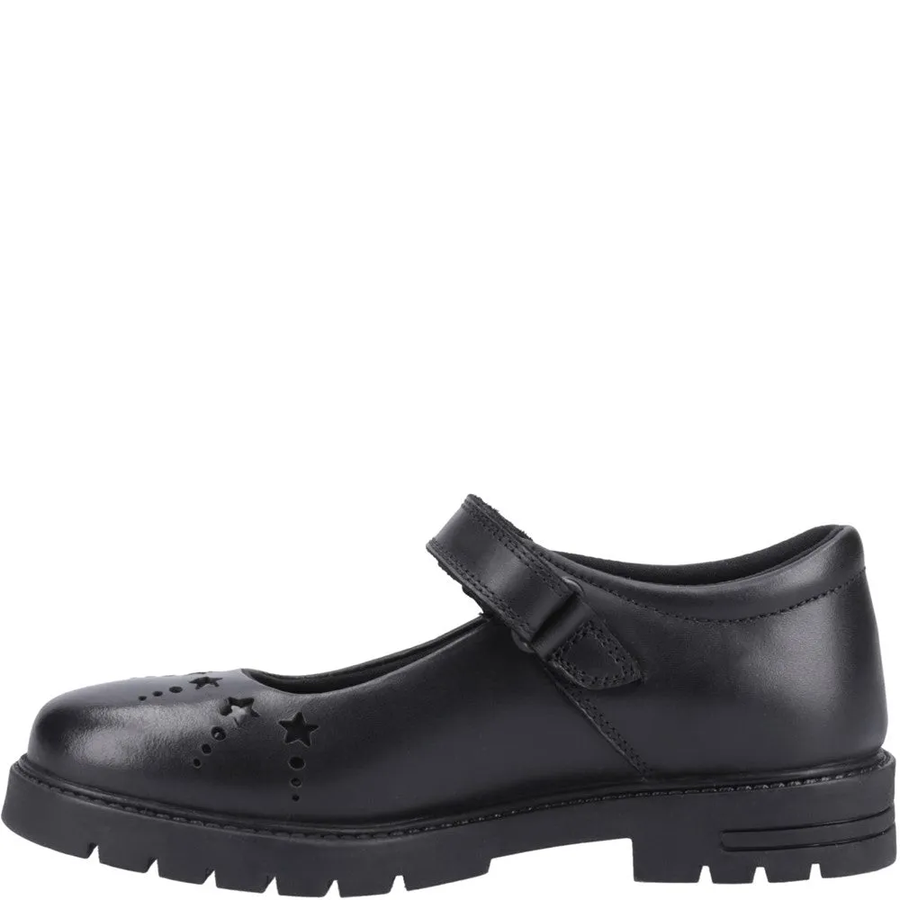 Black Sabrina Junior School Shoes