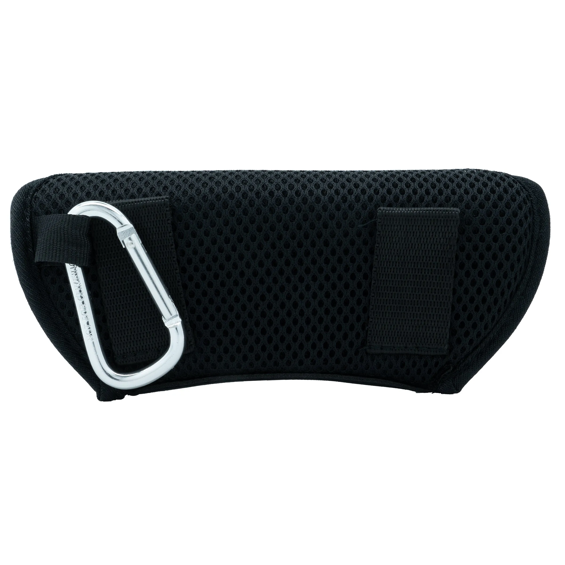 Black Sports Flap Closure Case with Metal Clip