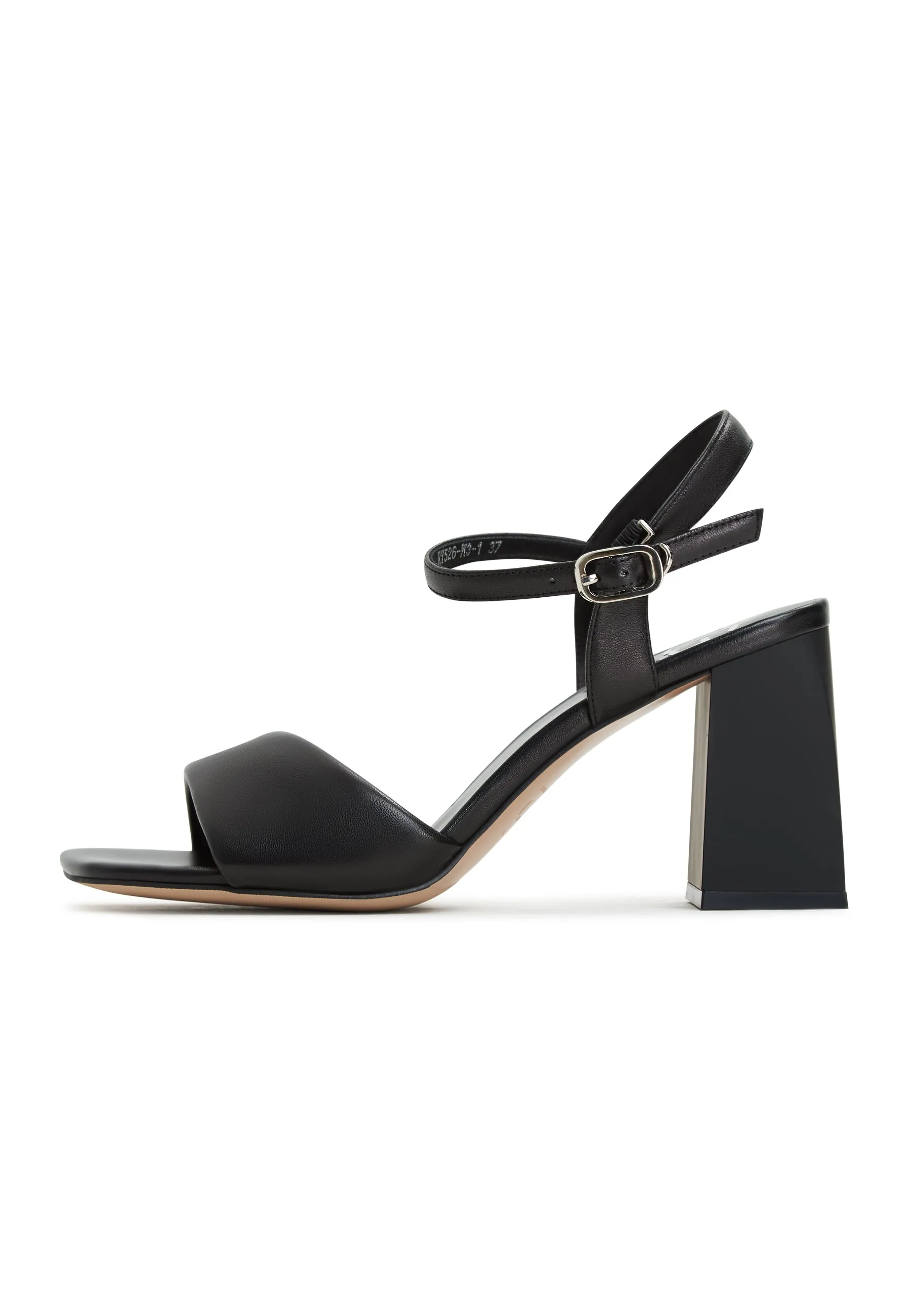 Block Heeled Sandals Aina - Black