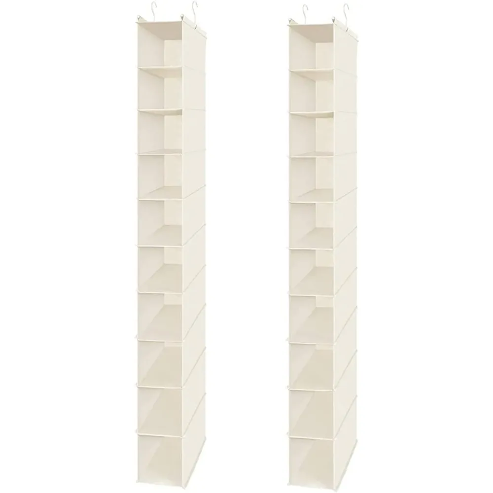 Blushbees® 10-Shelf Hanging Shoe Organizer - Pack of 2