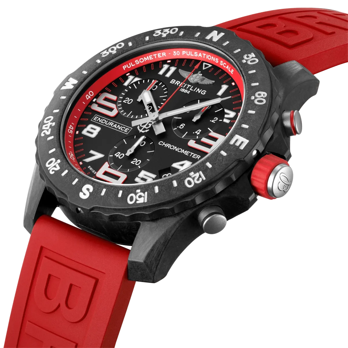 Breitling Endurance Pro - Red Rubber