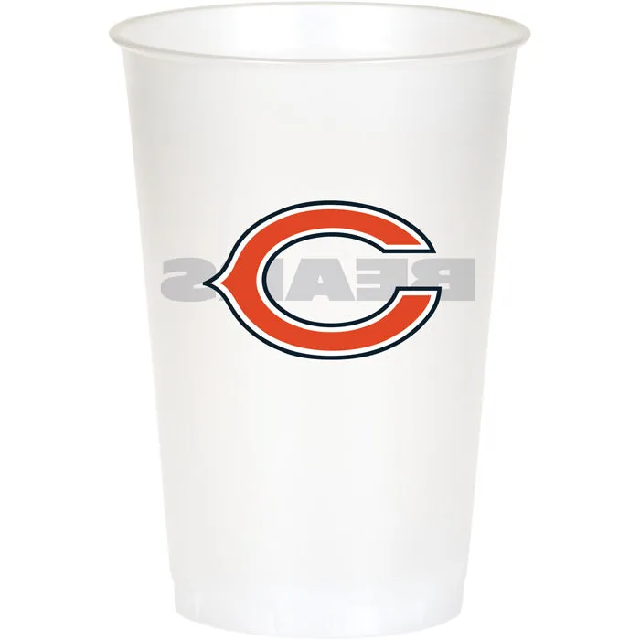 Bulk Chicago Bears 20 oz Plastic Cups (96 per Case)