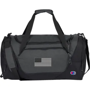 Champion Duffel Grey American Flag