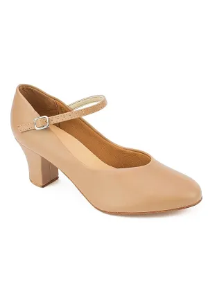 Charlene Character Shoe - 2" Heel (Caramel)