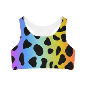 Colorful Jaguar - Inovax Seamless Sports Bra