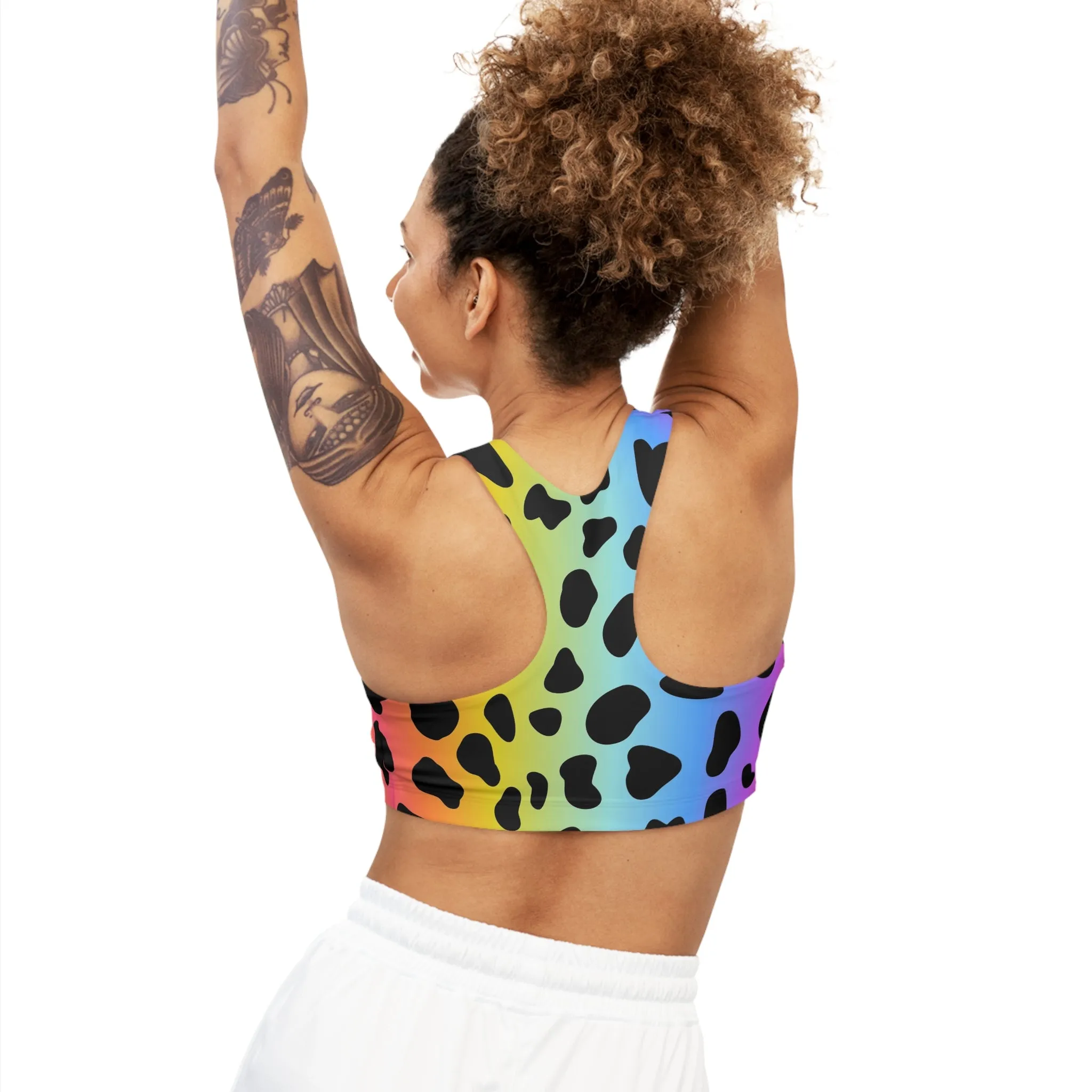 Colorful Jaguar - Inovax Seamless Sports Bra