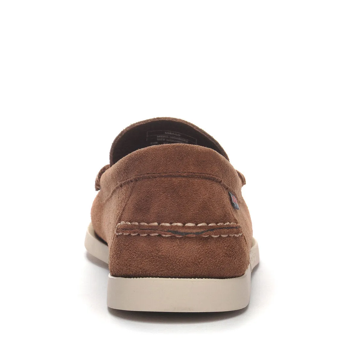 Dark Brown Dan Boat Flesh Out Suede Loafers