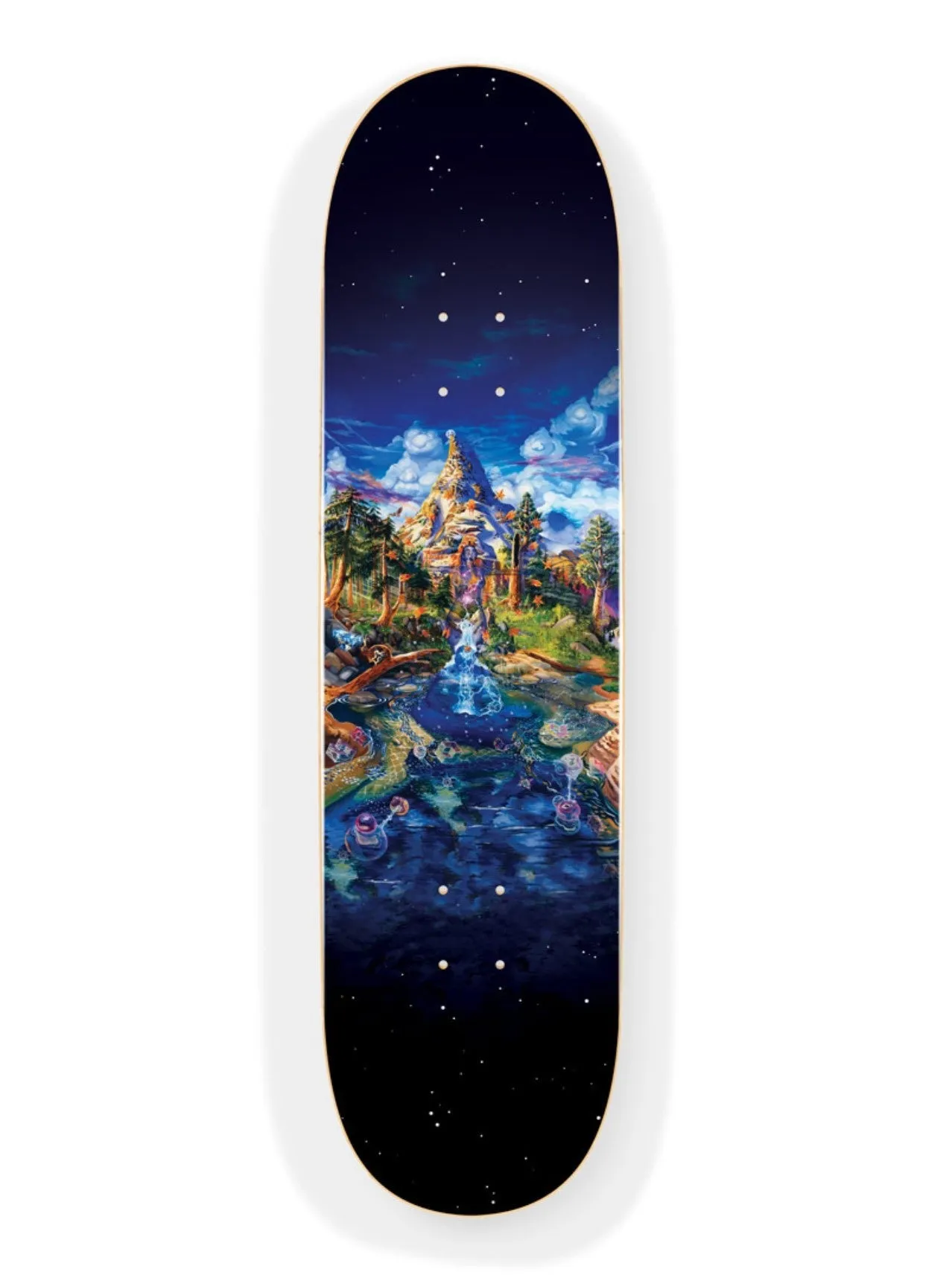 DMT Mountain Skatebaord Art Deck by Mear One