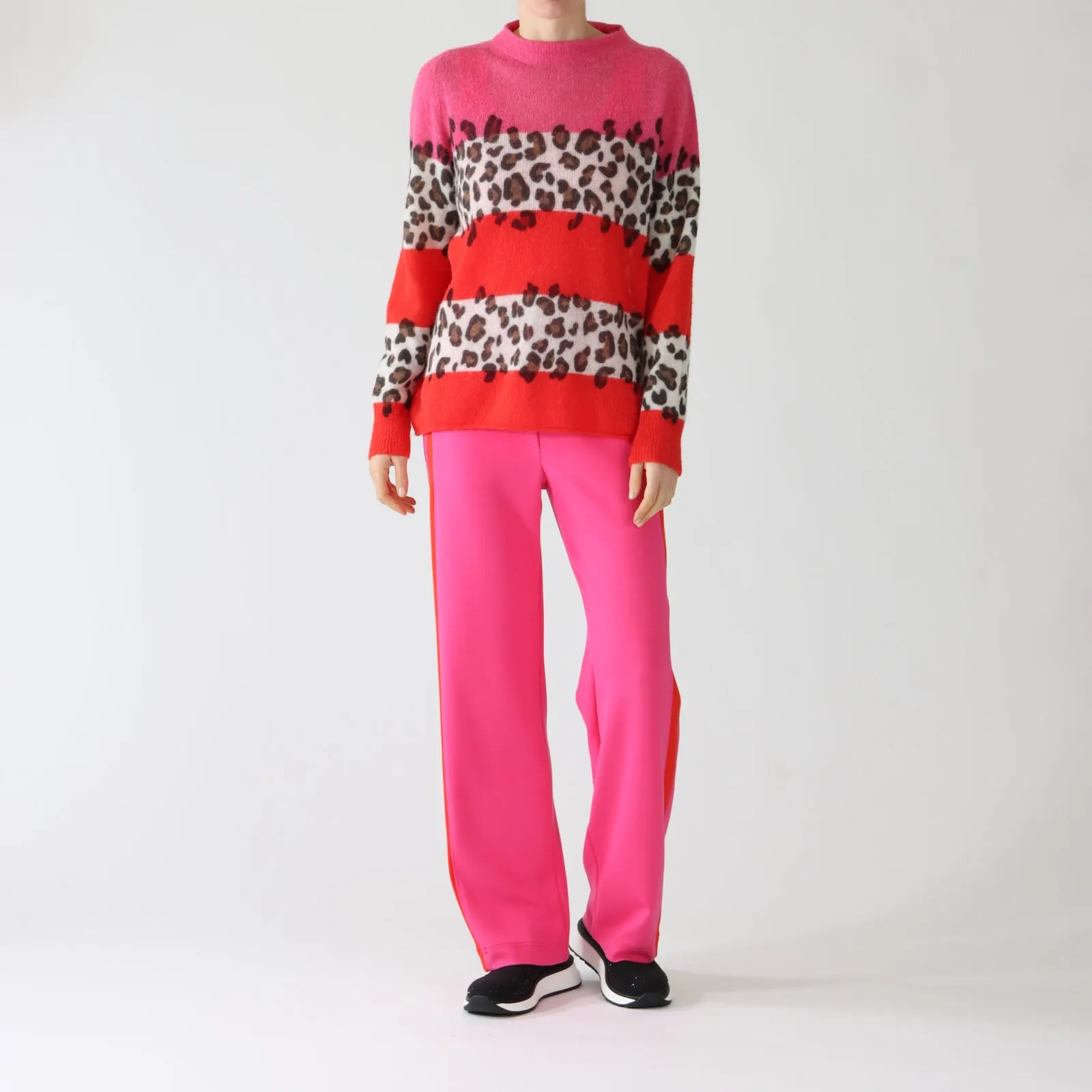 Dragon Fruit Side Stripe Welby Sweatpants