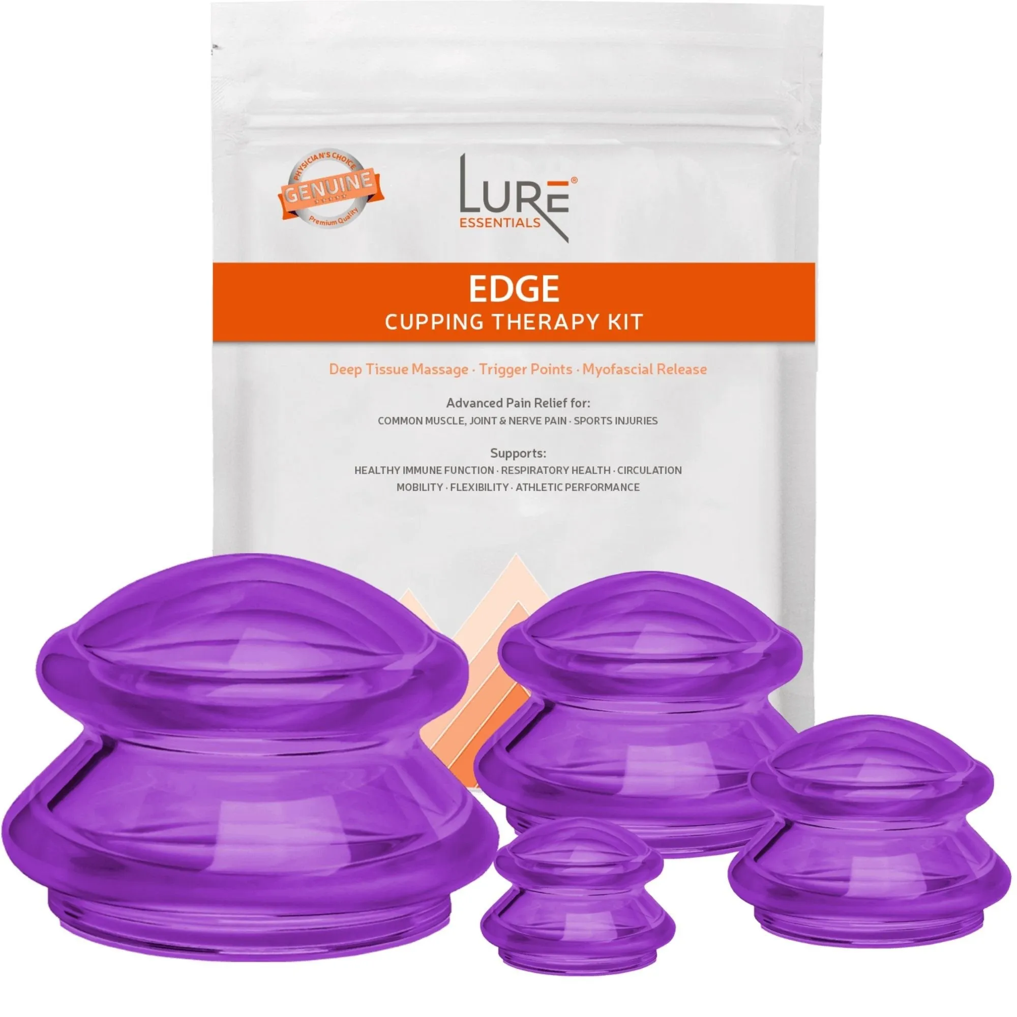 EDGE™ Cupping Set of 4 - Joyful Purple