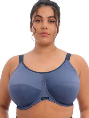 Elomi Energise Sports Bras Underwire Sports Bra, Vintage Denim