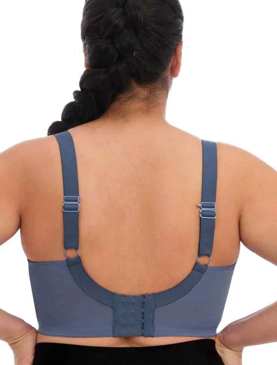 Elomi Energise Sports Bras Underwire Sports Bra, Vintage Denim