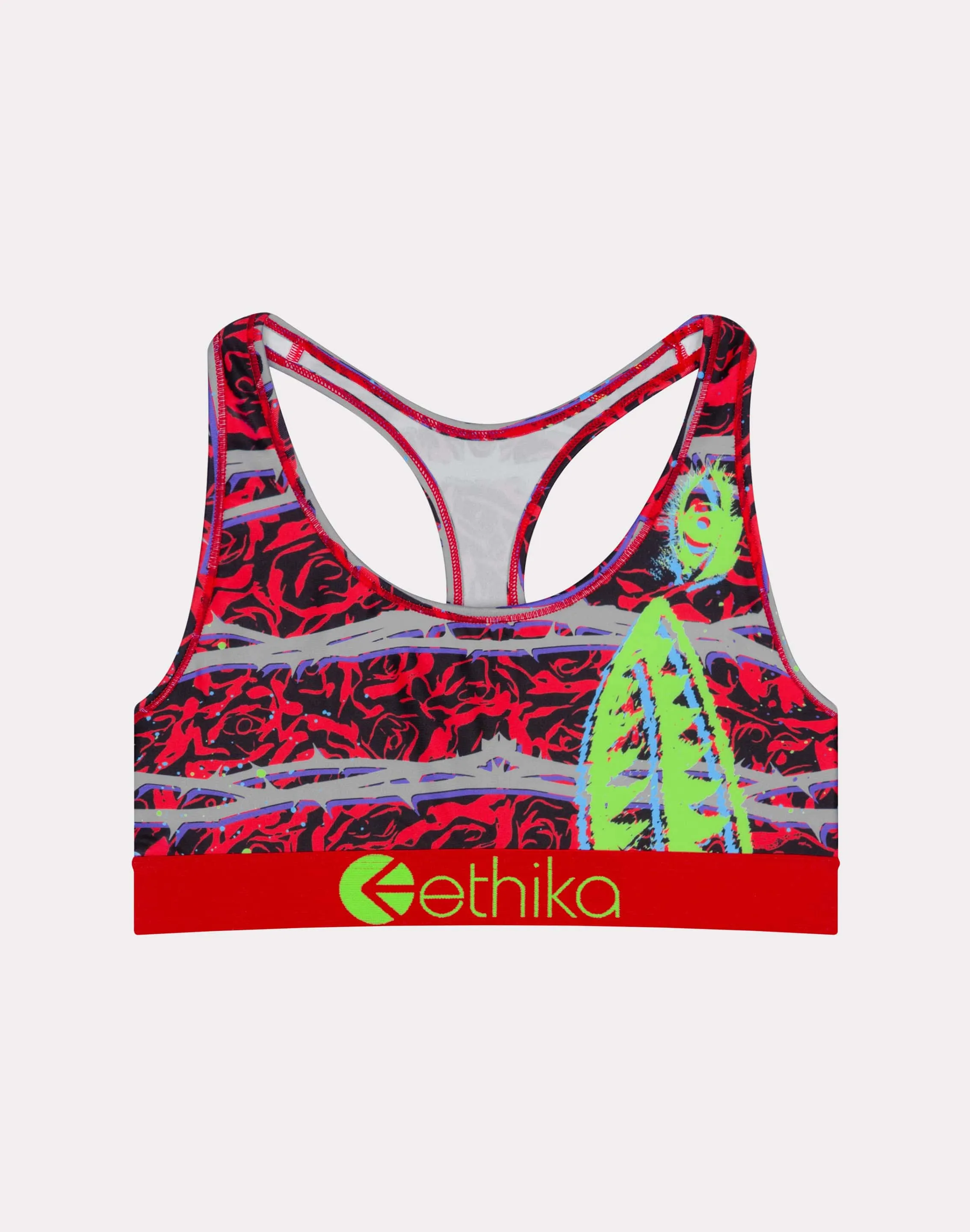 Ethika Among Thorns Bomber  Sports Bra