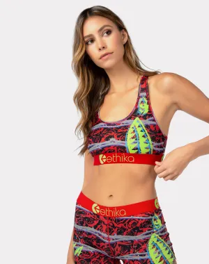 Ethika Among Thorns Bomber  Sports Bra