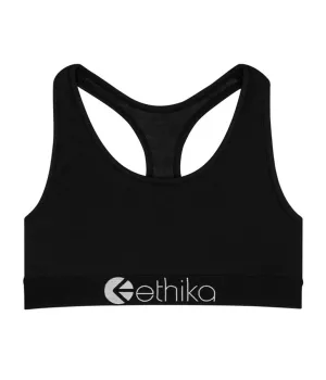 Ethika Girl's Midnight Black Sports Bra