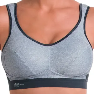 Extreme Control Sports Bra Non-Wired Heather Grey - Anita Active