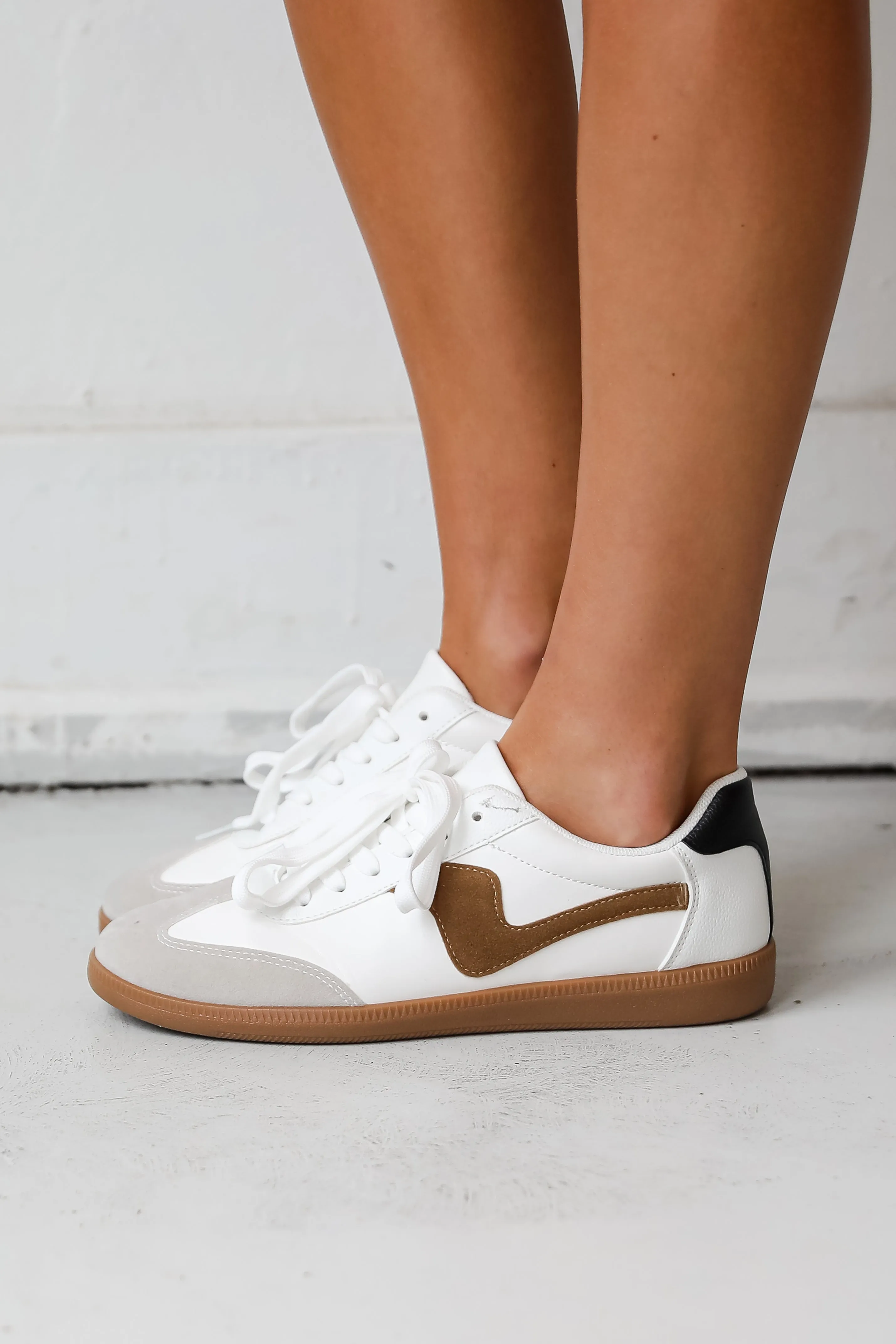 FINAL SALE - Perfect Pace White Sneakers