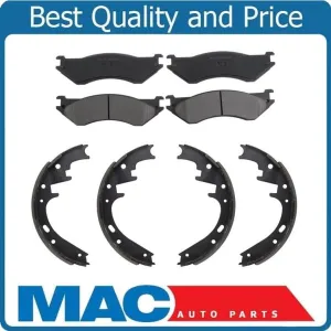 Fits For 00-01 Dodge Ram Pick Up 1500 100% New Brake Pad & Brake Shoe Set 2pc